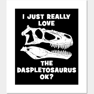 Daspletosaurus fossil skull Posters and Art
